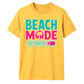 Bold Beach Mode Activated Palm Tree Graphic Unisex T-Shirt