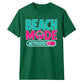 Bold Beach Mode Activated Palm Tree Graphic Unisex T-Shirt