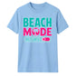Bold Beach Mode Activated Palm Tree Graphic Unisex T-Shirt