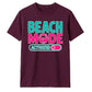 Bold Beach Mode Activated Palm Tree Graphic Unisex T-Shirt