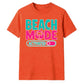Bold Beach Mode Activated Palm Tree Graphic Unisex T-Shirt