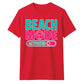 Bold Beach Mode Activated Palm Tree Graphic Unisex T-Shirt