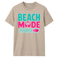 Bold Beach Mode Activated Palm Tree Graphic Unisex T-Shirt