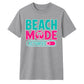 Bold Beach Mode Activated Palm Tree Graphic Unisex T-Shirt