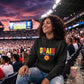 Bold Block Text Spain Football Tournament Hoodie