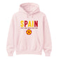 Bold Block Text Spain Football Tournament Hoodie