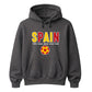 Bold Block Text Spain Football Tournament Hoodie