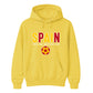 Bold Block Text Spain Football Tournament Hoodie