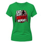 Bold Eat Sleep Wrestle Repeat Top Wrestling ladies fit t-shirt