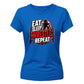 Bold Eat Sleep Wrestle Repeat Top Wrestling ladies fit t-shirt