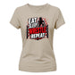 Bold Eat Sleep Wrestle Repeat Top Wrestling ladies fit t-shirt