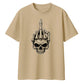 Bold edgy skeleton hand graphic Halloween Oversized t-shirt