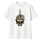 Bold edgy skeleton hand graphic Halloween Oversized t-shirt