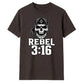 Bold Rebel 3:16 Skull Motif Wrestling unisex t-shirt