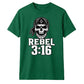 Bold Rebel 3:16 Skull Motif Wrestling unisex t-shirt