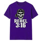Bold Rebel 3:16 Skull Motif Wrestling unisex t-shirt