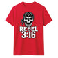 Bold Rebel 3:16 Skull Motif Wrestling unisex t-shirt