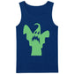 Bold screeching ghoul style Glow in the Dark Tank Top Men
