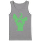 Bold screeching ghoul style Glow in the Dark Tank Top Men