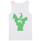Bold screeching ghoul style Glow in the Dark Tank Top Men
