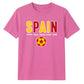 Bold Text Soccer Spain Football Tournament Unisex T-Shirt