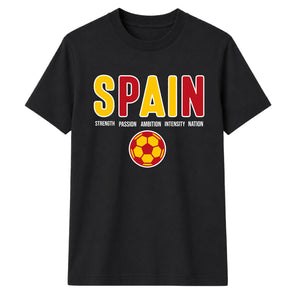 Bold Text Soccer Spain Football Tournament Unisex T-Shirt