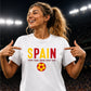Bold Text Soccer Spain Football Tournament Unisex T-Shirt