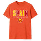 Bold Text Soccer Spain Football Tournament Unisex T-Shirt