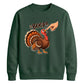 Boop turkey finger print art Thanksgiving Unisex Sweatshirt