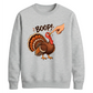 Boop turkey finger print art Thanksgiving Unisex Sweatshirt