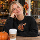 Boop turkey finger print art Thanksgiving Unisex Sweatshirt