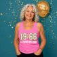 60th Birthday Gift Tank Top Ladies 1966 A Legend Was Born