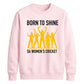 unisex sweatshirt South Africa T20 Womens World Cup Tee Shirt Born To Shine SA Women Cricket
