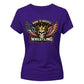 Born to Wrestle Crowned Skull Top Wrestling ladies fit t-shirt