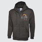 Custom Medical Monogram Embroidered Zip Up Hoodie, Custom Name Rainbow Logo National Healthcare Staff Unisex Hoodie, Gift for Doctors Nurses