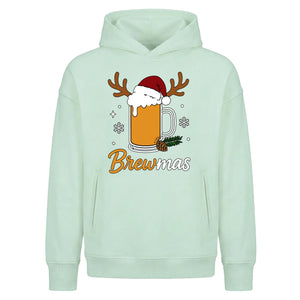 Hilarious Brewmas Beer Drinker Christmas Oversized Hoodie