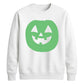 Bright circular pumpkin Glow in the Dark Unisex Sweatshirt