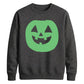 Bright circular pumpkin Glow in the Dark Unisex Sweatshirt
