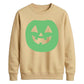 Bright circular pumpkin Glow in the Dark Unisex Sweatshirt