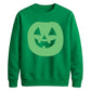Bright circular pumpkin Glow in the Dark Unisex Sweatshirt