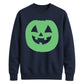 Bright circular pumpkin Glow in the Dark Unisex Sweatshirt