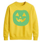 Bright circular pumpkin Glow in the Dark Unisex Sweatshirt