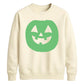 Bright circular pumpkin Glow in the Dark Unisex Sweatshirt