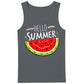 Bright Colourful Watermelon Hello Summer Print Men Tank Top