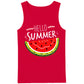 Bright Colourful Watermelon Hello Summer Print Men Tank Top
