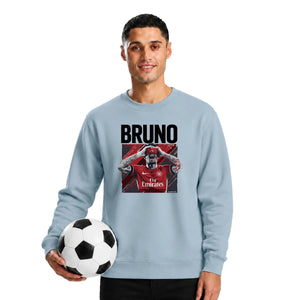 Bruno Football Celebration FIFA Printed Unisex Sweatshirt - World Cup 2026 T-Shirt / Football Shirt
