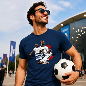 Bukayo Saka Running Down The Wing Unisex T-Shirt
