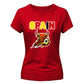 Bull Spain football tournament Ladies Fit t-shirt