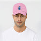 Stitch Crayons Heart Design Cap, Cute Stitch Colorful Printed Unisex Baseball Hat, 100% Cotton Twill Cartoon Lovers Hat M8407
