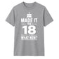Cake Graphic Made It To 18 What Now 18 Birthday Unisex T-Shirt